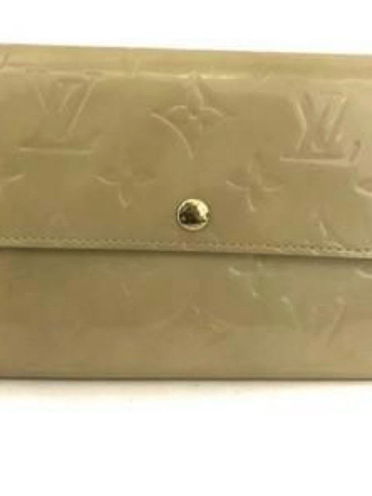 Louis Vuitton Taupe Vernis Monogram Continental Wallet